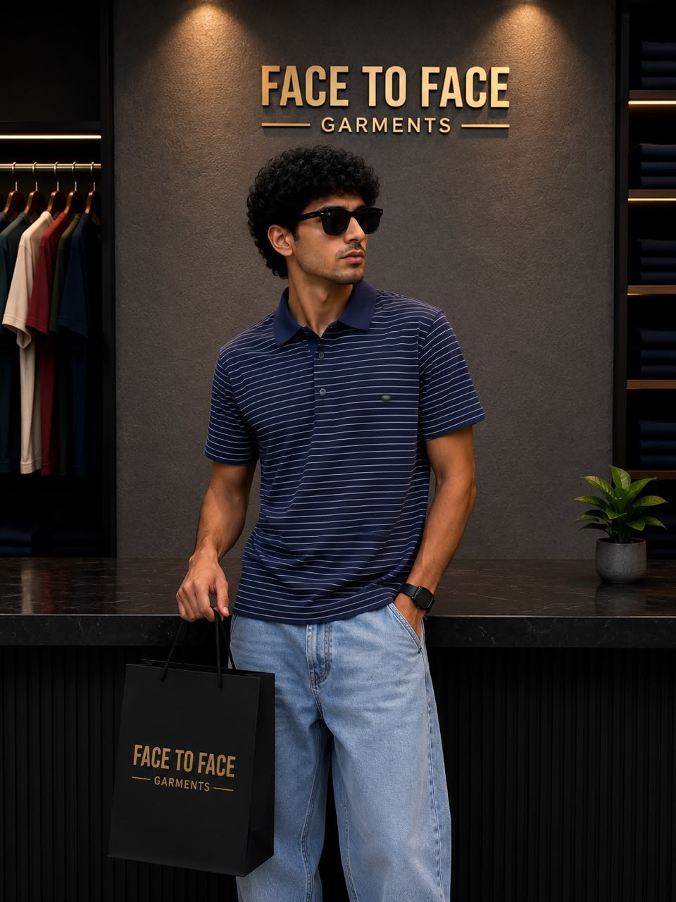 Men's Polo T-Shirts – Premium Quality | Face to Face Garments