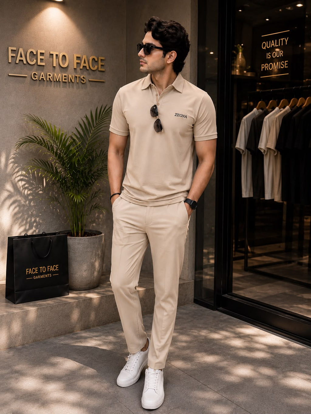 Imported 2 Piece Co-Ord Sets for Men | Face to Face Garments