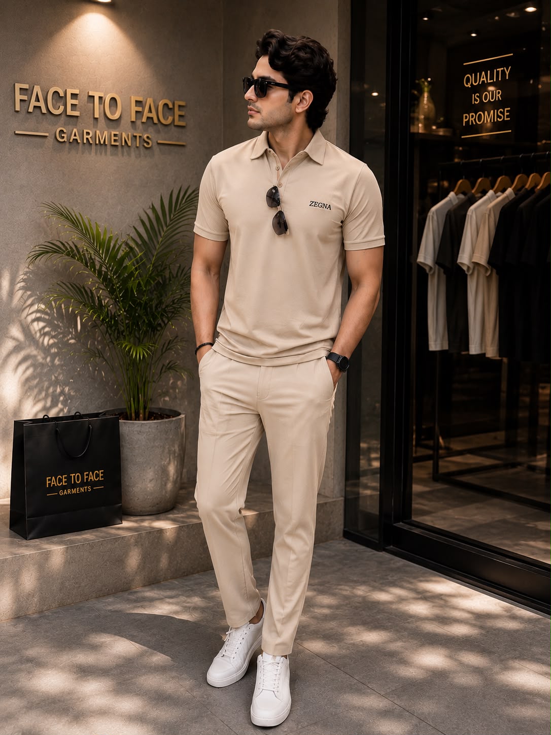Imported 2 Piece Co-Ord Sets for Men | Face to Face Garments