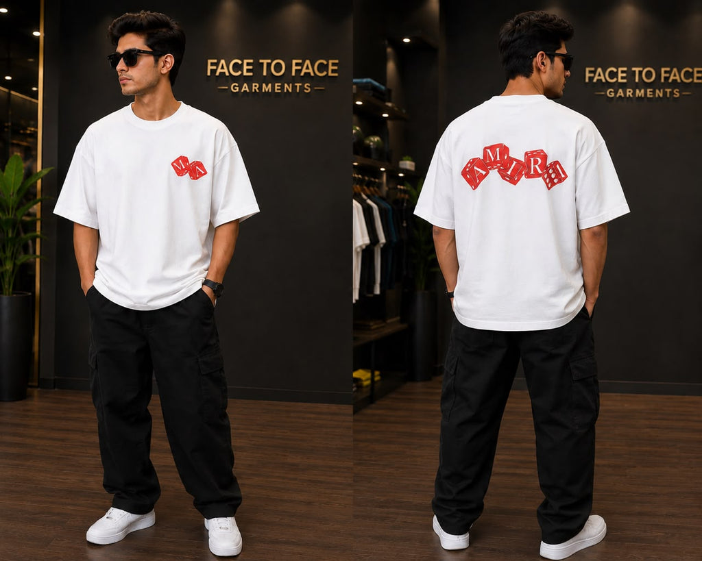 Drop Shoulder Baggy T-Shirts for Men | Face to Face Garments