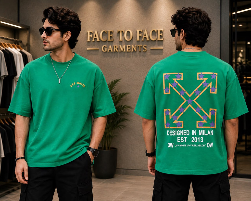 Drop Shoulder Baggy T-Shirts for Men | Face to Face Garments