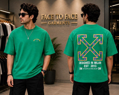 Drop Shoulder Baggy T-Shirts for Men | Face to Face Garments