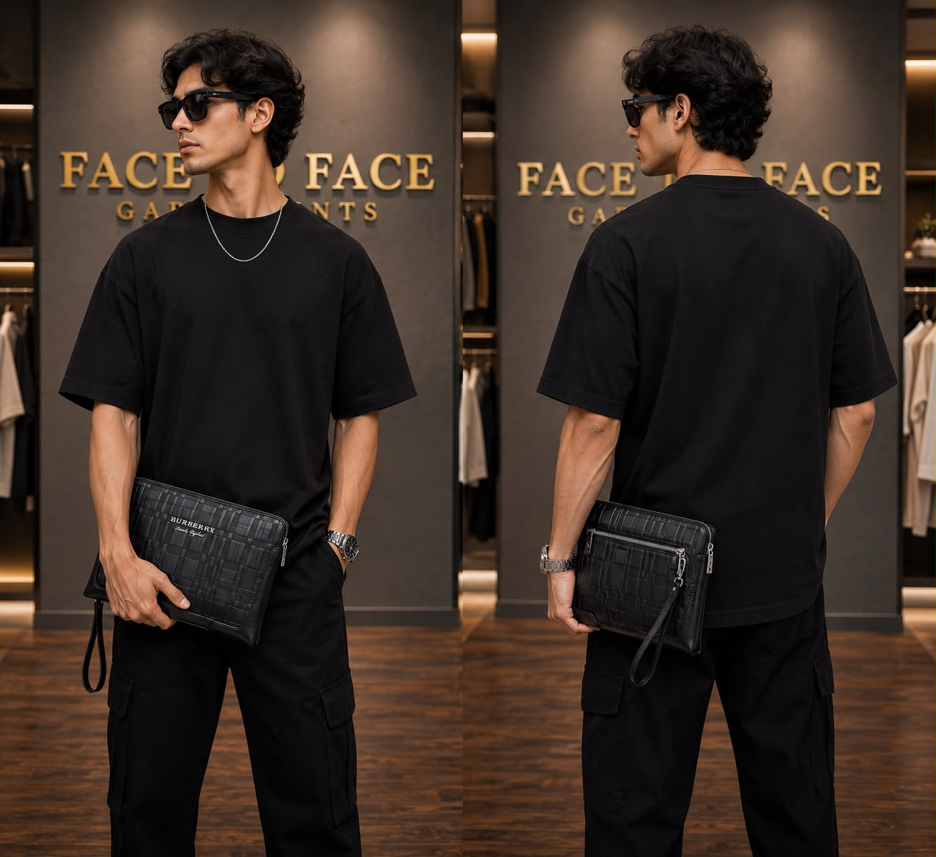 Premium Unisex Wristlet Clutch Bag | Face to Face Garments