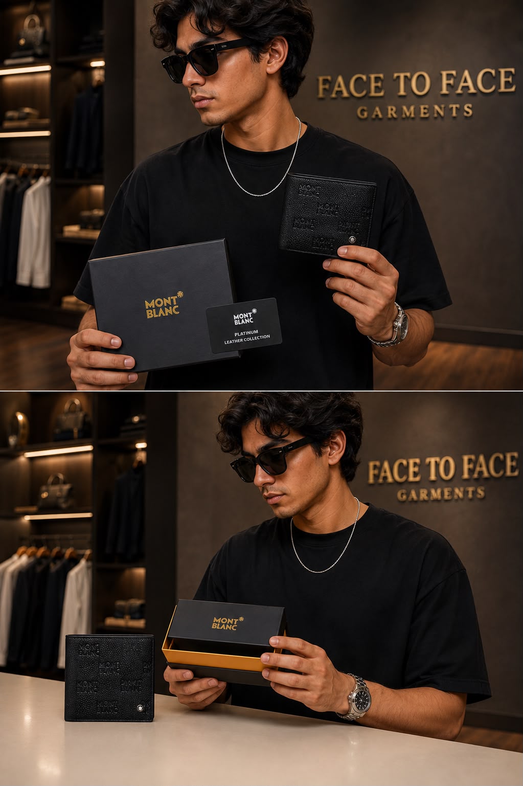 Premium Men's Leather Wallet | Face to Face Garments