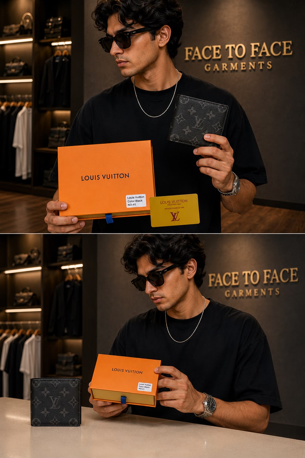 Premium Men's Leather Wallet | Face to Face Garments