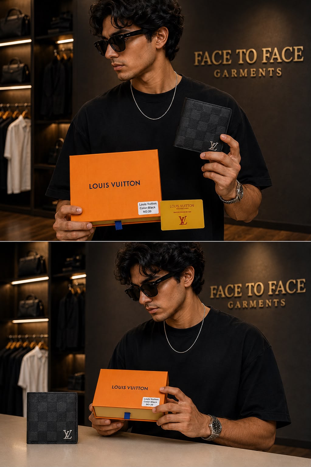 Premium Men's Leather Wallet | Face to Face Garments