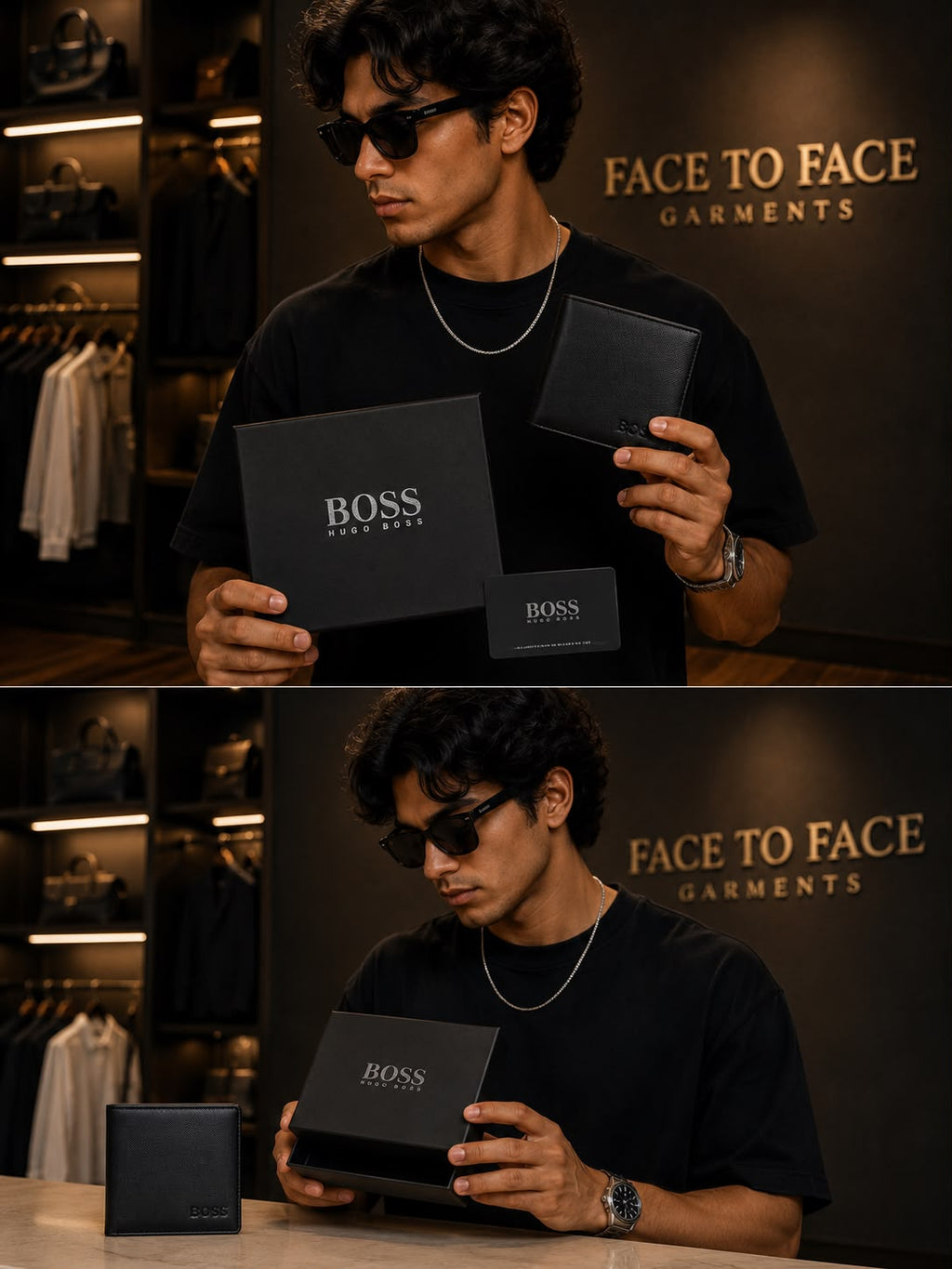 Premium Men's Leather Wallet | Face to Face Garments