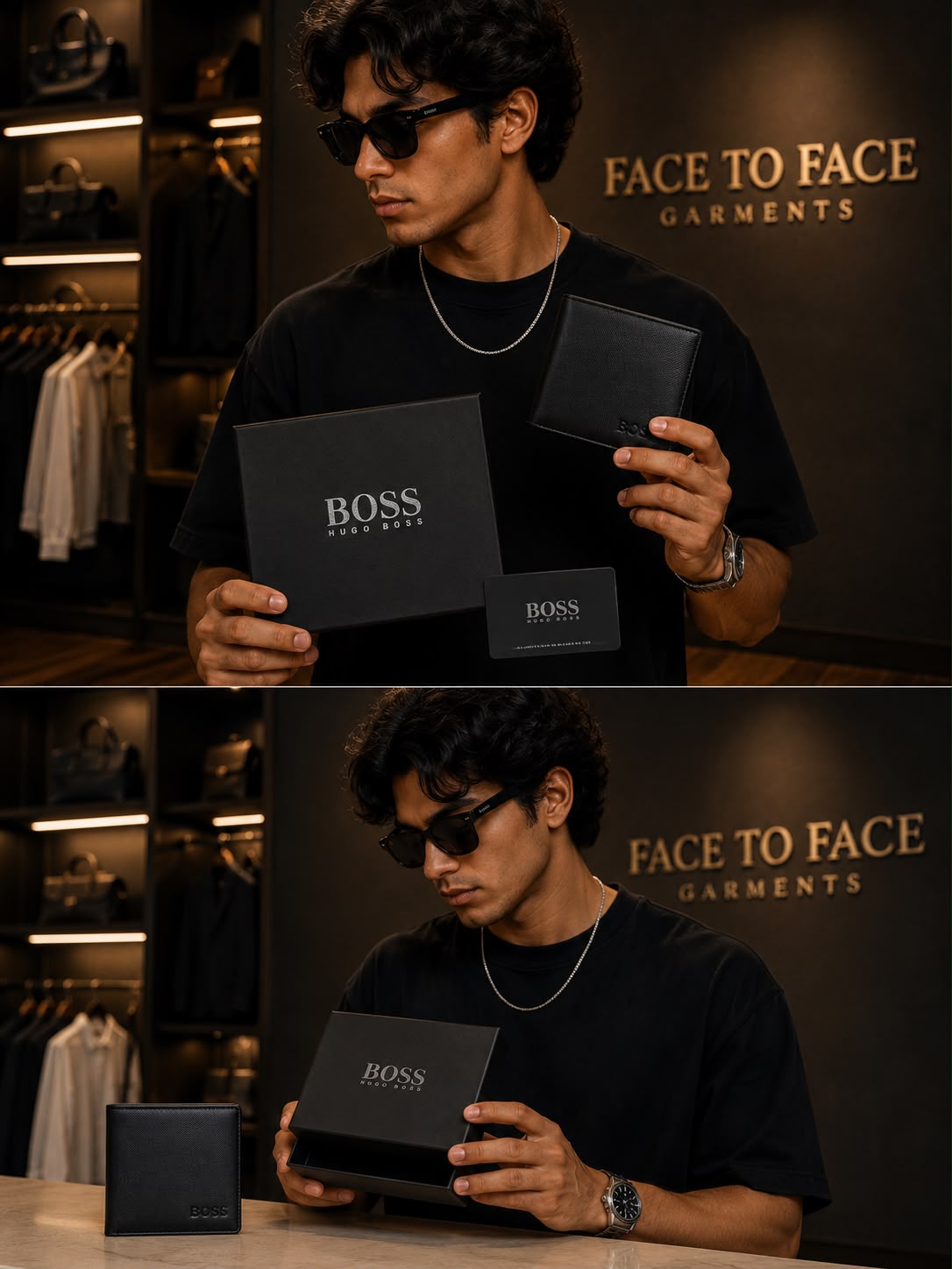 Premium Men's Leather Wallet | Face to Face Garments