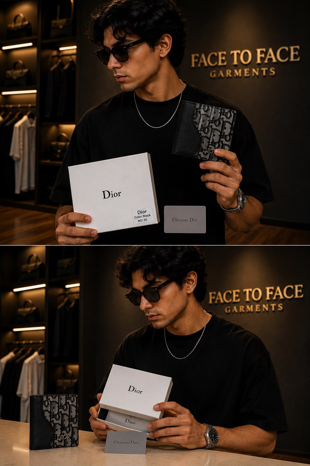 Premium Men's Leather Wallet | Face to Face Garments
