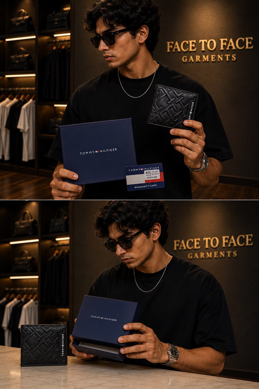 Premium Men's Leather Wallet | Face to Face Garments