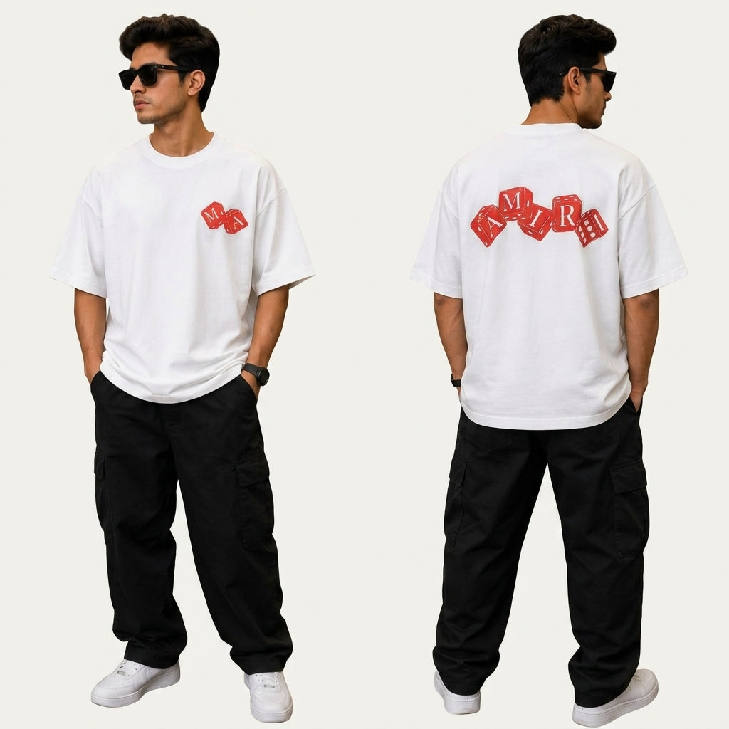Drop Shoulder Baggy T-Shirts for Men | Face to Face Garments Face To Face