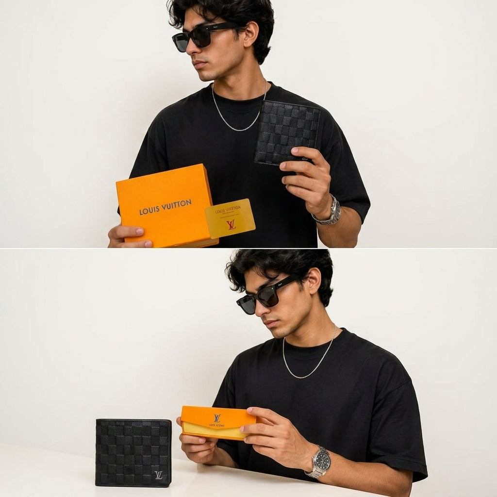 Premium Men's Leather Wallet | Face to Face Garments Face To Face