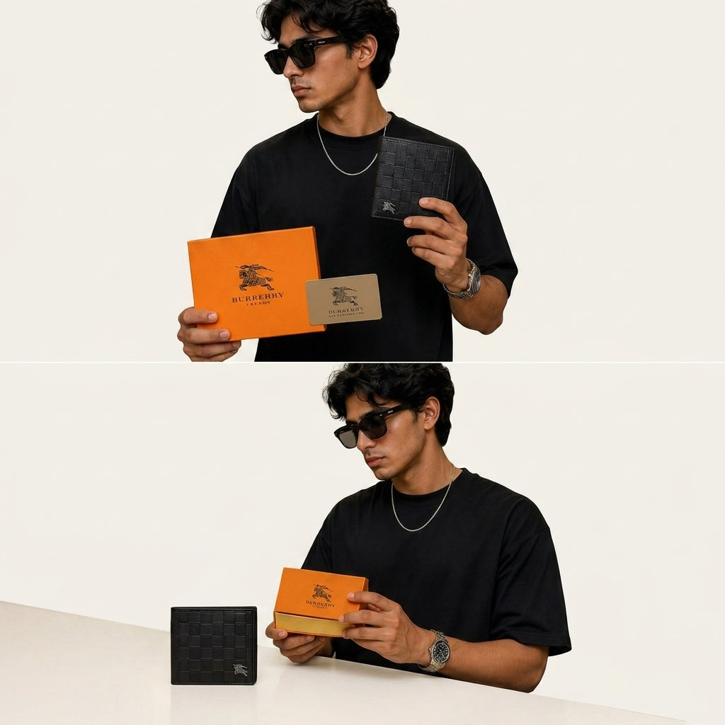 Premium Men's Leather Wallet | Face to Face Garments Face To Face