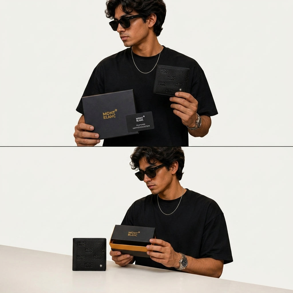 Premium Men's Leather Wallet | Face to Face Garments Face To Face