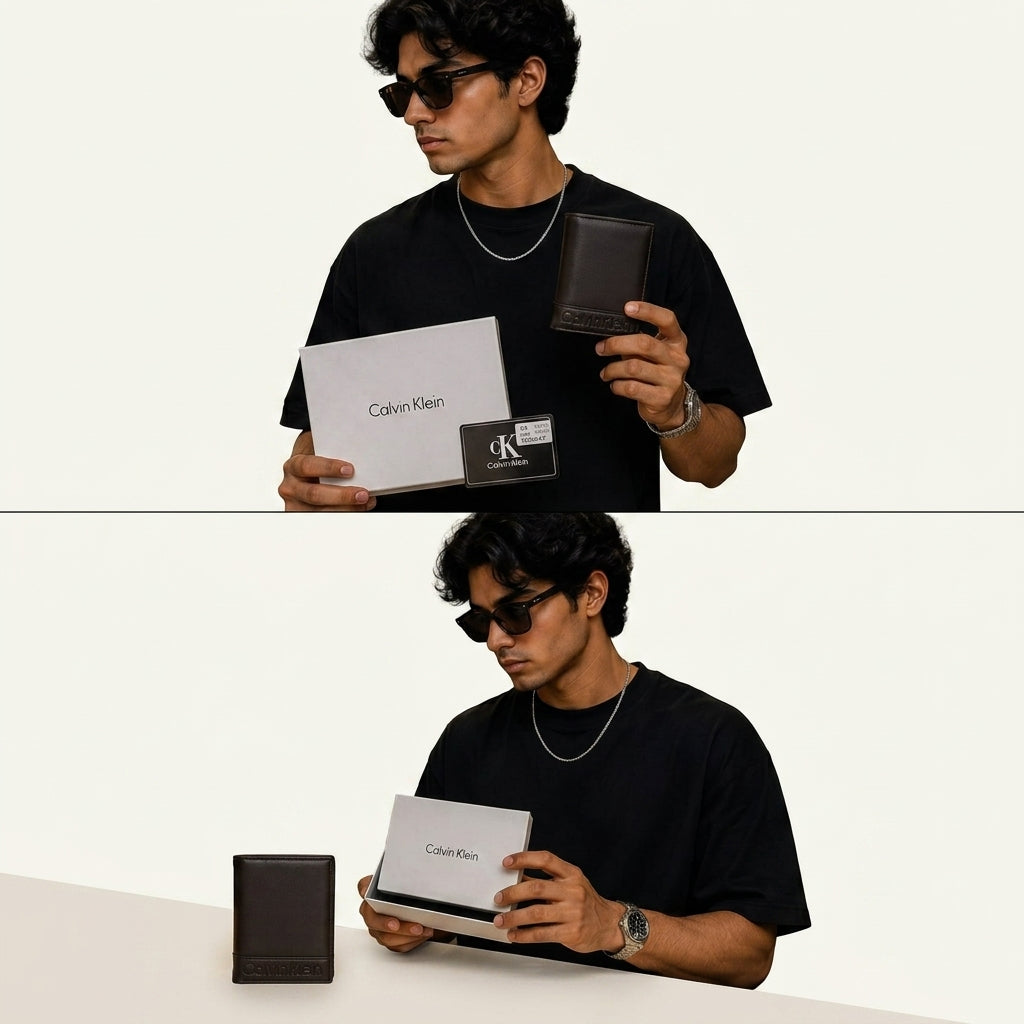 Premium Men's Leather Wallet | Face to Face Garments Face To Face