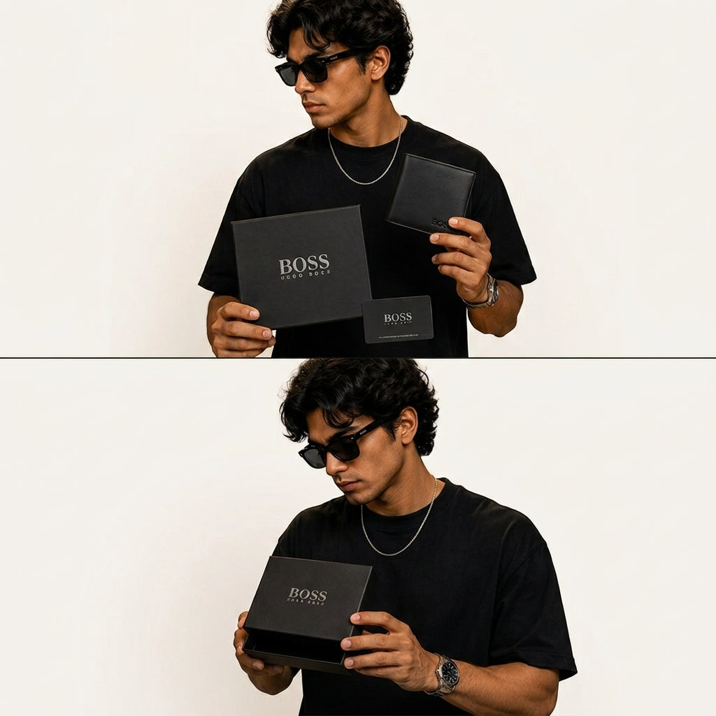 Premium Men's Leather Wallet | Face to Face Garments Face To Face