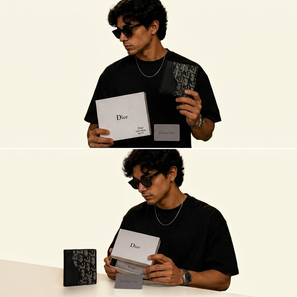 Premium Men's Leather Wallet | Face to Face Garments Face To Face