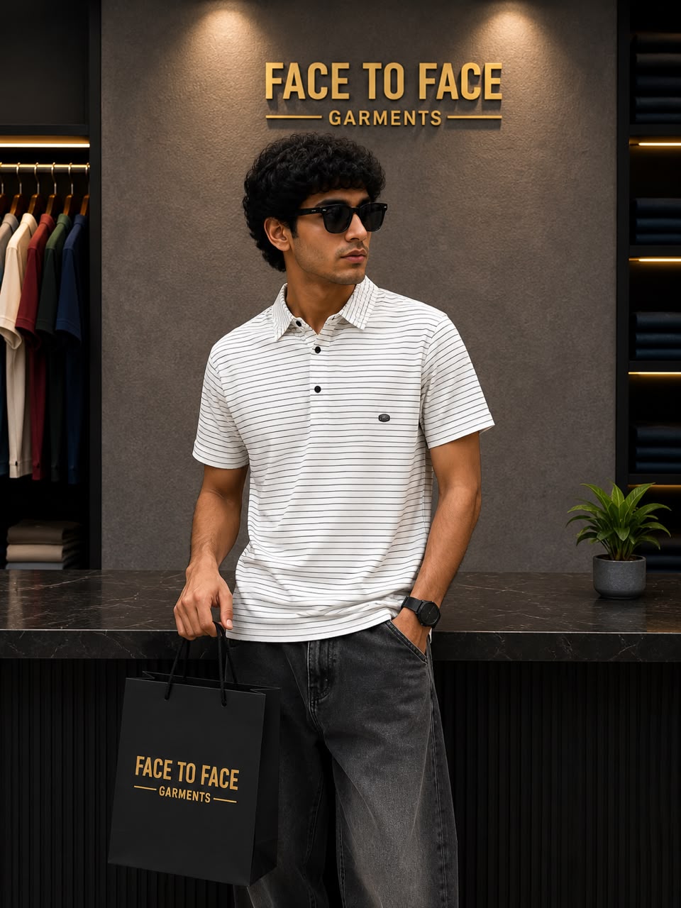 Men's Polo T-Shirts – Premium Quality | Face to Face Garments