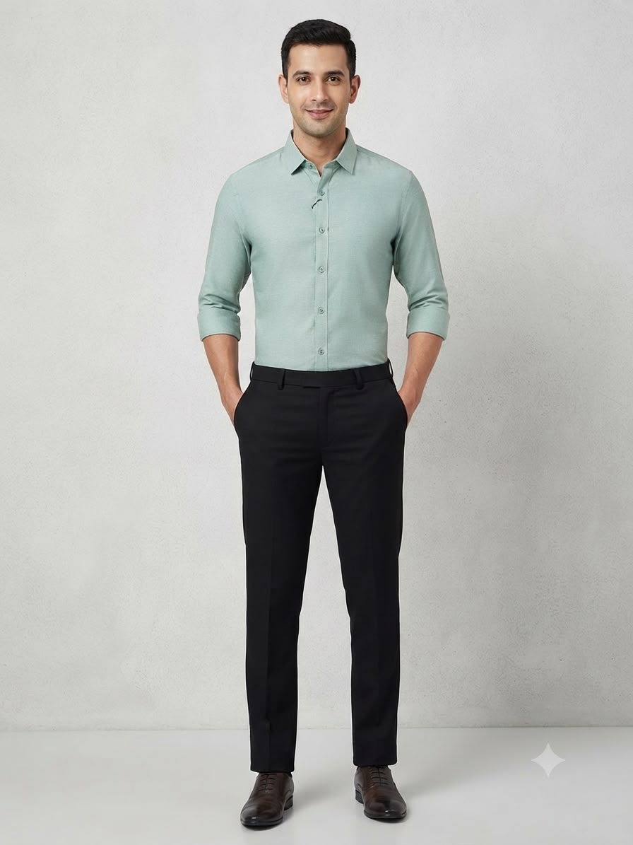 Men's Plain Shambry Casual Shirts | Premium Collection | Face to Face Garments