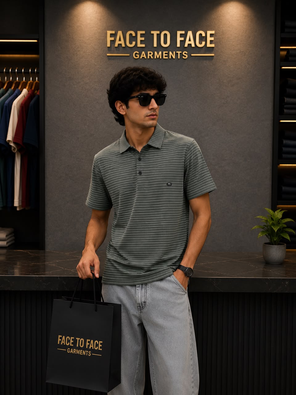 Men's Polo T-Shirts – Premium Quality | Face to Face Garments