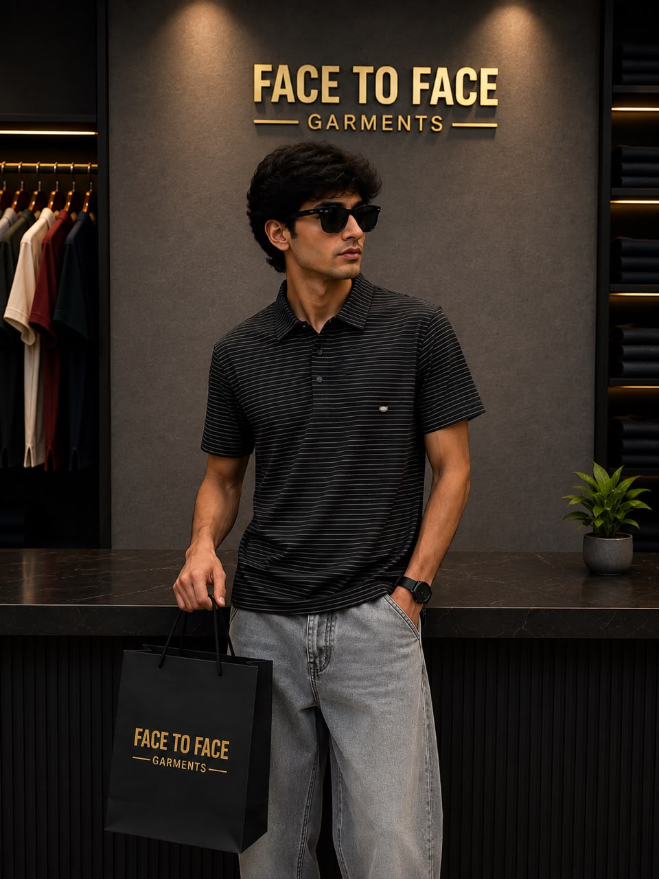 Men's Polo T-Shirts – Premium Quality | Face to Face Garments